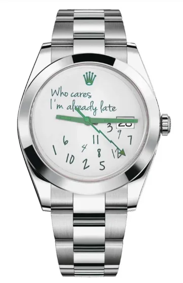 Rolex Datejust 41 Certified Custom Dial WHO CARES